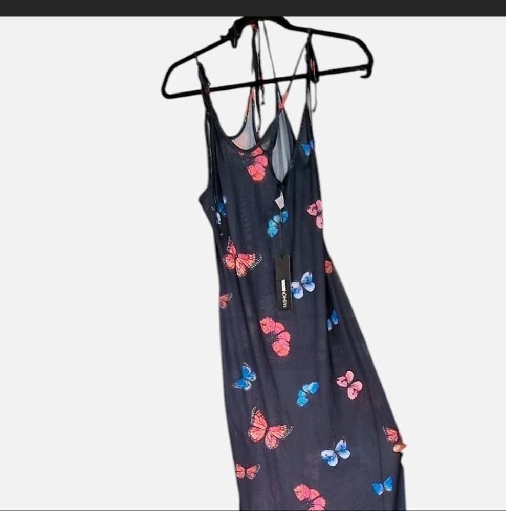 Elegant Butterfly Patterned Cover-up